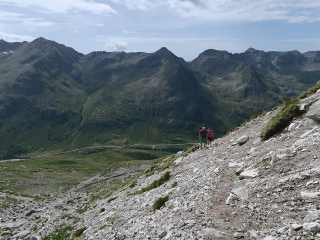 Weg 114 zwischen J&auml;gerscharte und Almersattel (9. Juli)