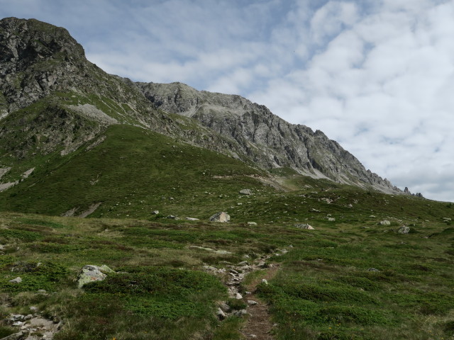 Weg 114 zwischen J&auml;gerscharte und Almersattel (9. Juli)