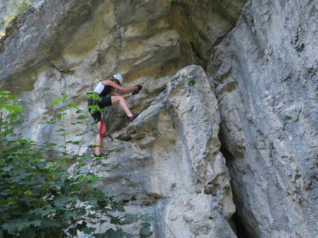 Übungs-Klettersteig: Larissa