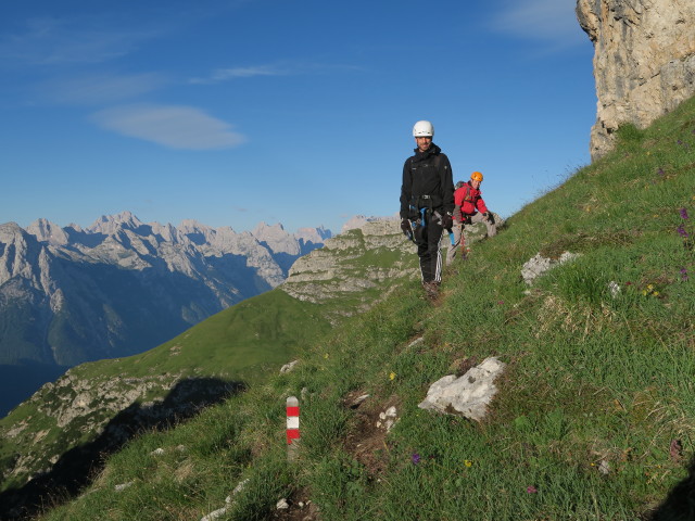 Via Ferrata Severino Casara: Armin und Aaron (16. Juli)