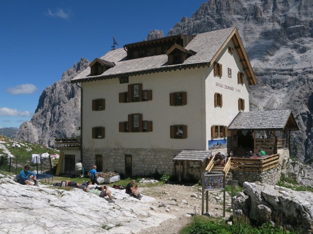 Zsigmondy-Hütte, 2.224 m (16. Juli)