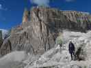 Aaron und Armin am Weg 101 zwischen Alpinisteig und Forcella Giralba (15. Juli)