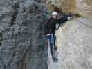 Via Ferrata Severino Casara: Armin am Kriechband (16. Juli)