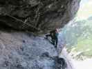 Via Ferrata Severino Casara: Ronald am Kriechband (16. Juli)