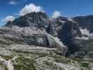 Aaron am Weg 101 zwischen Oberbachernjoch und Zsigmondy-Hütte (16. Juli)