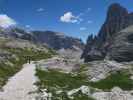 Aaron und Armin am Weg 101 zwischen Oberbachernjoch und Zsigmondy-Hütte (16. Juli)