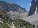 Aaron und Armin am Weg 101 zwischen Oberbachernjoch und Zsigmondy-Hütte (16. Juli)