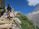 Ronald am Weg 103 zwischen Zsigmondy-Hütte und Altensteiner Tal (16. Juli)