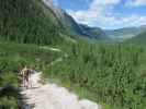 Ronald und Aaron am Weg 103 zwischen Zsigmondy-Hütte und Altensteiner Tal (16. Juli)