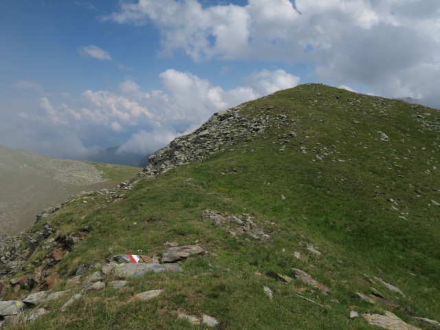 Weg 21 zwischen Kreuzjoch und Kuhscharte (22. Juli)