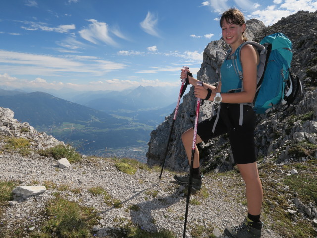 Larissa zwischen Arzler Scharte und Rumer Joch (29. Juli)