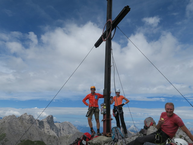 Ich und Larissa am Kemacher, 2.480 m (30. Juli)