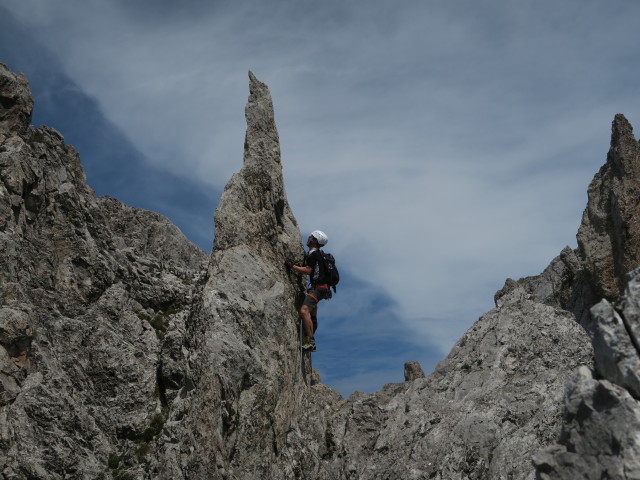 Innsbrucker Klettersteig: zwischen &Ouml;stlicher Sattelspitze und Westlicher Sattelspitze (30. Juli)