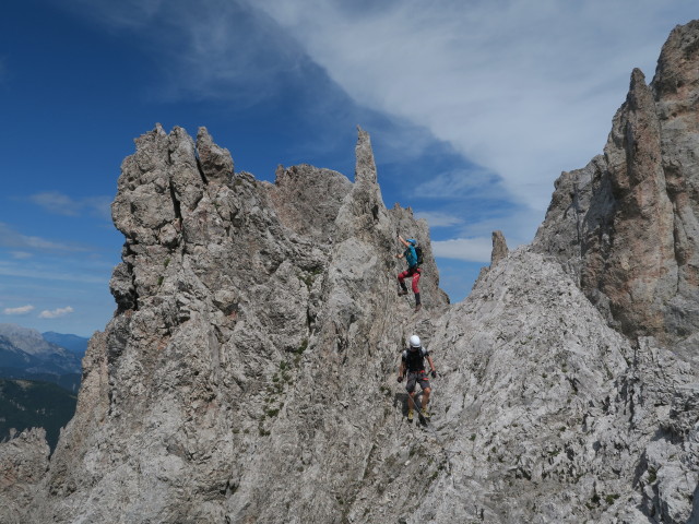 Innsbrucker Klettersteig: zwischen &Ouml;stlicher Sattelspitze und Westlicher Sattelspitze (30. Juli)