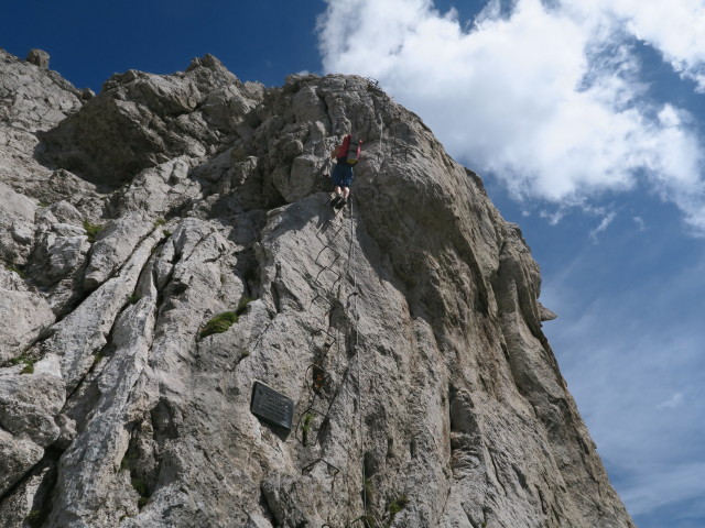 Innsbrucker Klettersteig: zwischen Westlicher Sattelspitze und Ausstieg (30. Juli)