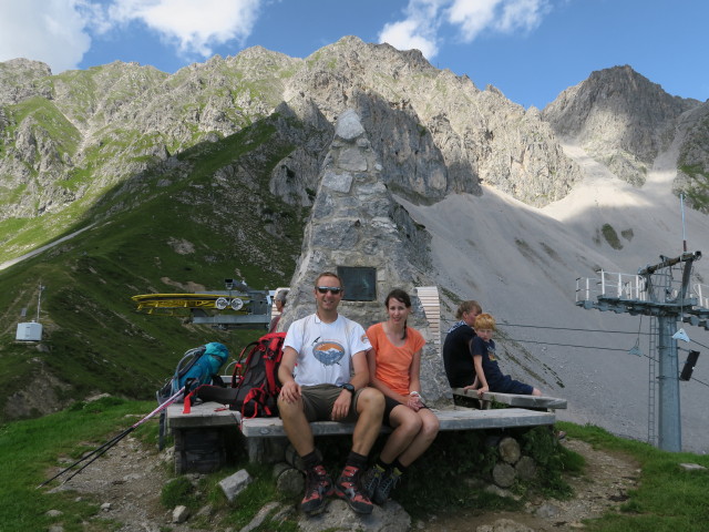 Ich und Larissa am Grubegg, 1.966 m (30. Juli)