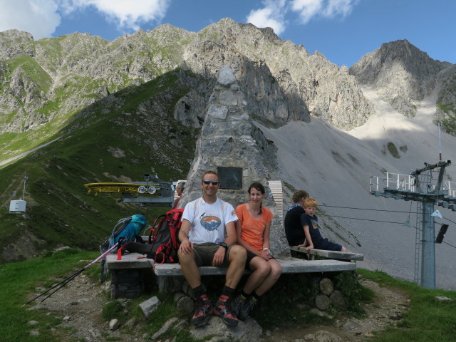 Ich und Larissa am Grubegg, 1.966 m (30. Juli)