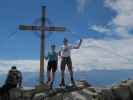 Larissa und ich auf der Hafelekarspitze, 2.334 m (29. Juli)