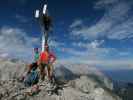 Larissa und ich auf der Rumer Spitze, 2.454 m (29. Juli)