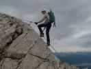 Innsbrucker Klettersteig: Larissa zwischen Seegrubenspitze und Seegrubenscharte (30. Juli)