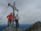 Ich und Larissa auf der Östlichen Kaminspitze, 2.435 m (30. Juli)