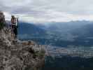 Innsbrucker Klettersteig: Larissa zwischen Westlicher Kaminspitze und Kemacher (30. Juli)