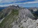 Innsbrucker Klettersteig: Larissa zwischen Kemacher und Langem Sattel (30. Juli)