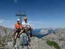 Larissa und ich auf der Westlichen Sattelspitze, 2.339 m (30. Juli)