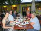 Sabine, ich, Jakob, Friedrich und Doris im Restaurant Schabanack