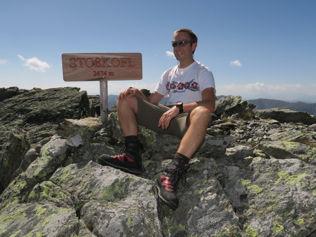 Ich am Stoßkofl, 2.474 m (4. Aug.)