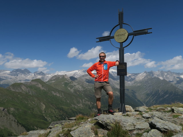 Ich am Gornerberg, 2.475 m (4. Aug.)