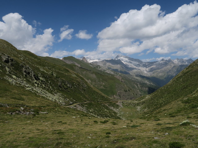 Kellerbauer H&ouml;henweg zwischen Gornerjoch und Wurmtaler J&ouml;chl (4. Aug.)