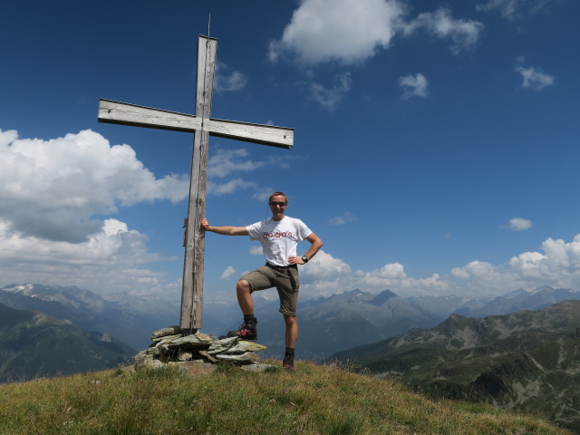 Ich am Zinsnock-Nordgipfel, 2.435 m (4. Aug.)