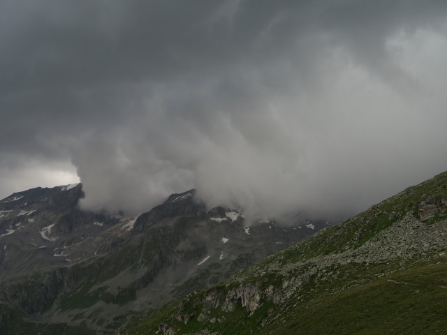 vom Kellerbauer Höhenweg Richtung Nordwesten (4. Aug.)