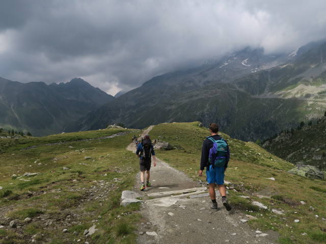 Stefan am Neveser H&ouml;henweg am Nevesboden (5. Aug.)