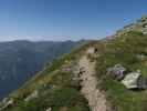 Kellerbauer Höhenweg zwischen Mühlwalder Jöchl und Gornerjoch (4. Aug.)