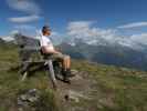 Ich am Kellerbauer Höhenweg zwischen Mühlwalder Jöchl und Gornerjoch (4. Aug.)