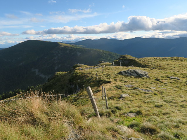 von der Frauenalpe Richtung S&uuml;dwesten (12. Aug.)