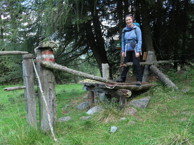 Sabine am Weg 132 zwischen Trogh&uuml;tte und Turnhoferh&uuml;tte (13. Aug.)