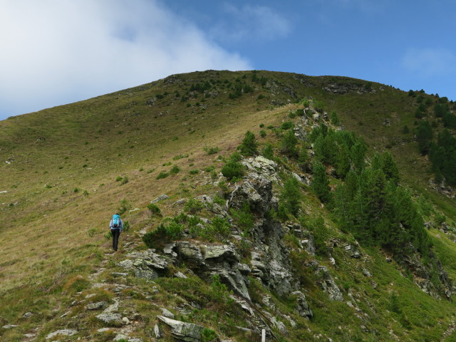 Sabine am Weg 132 zwischen Teringerloch und Prankerh&ouml;he (13. Aug.)