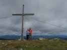 Sabine und ich auf der Prankerhöhe, 2.166 m (13. Aug.)