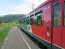 R 8718 im Bahnhof Lutzmannsdorf, 853 m (13. Aug.)