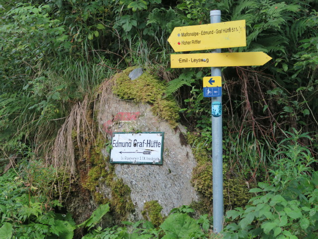 Weg 511 zwischen Pettneu am Arlberg und Vorderer Malfonalpe