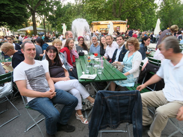 Werner, Ulrike, Edith, Irene, Helmut, Ursula, Josef, Sabine, ich, Ronald, Angelika und Erich