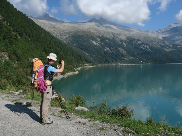 Christoph am Berliner H&ouml;henweg zwischen Zamsgatterl und Nassbach (25. Aug.)