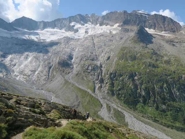 Schlegeiskees vom Berliner H&ouml;henweg aus (25. Aug.)