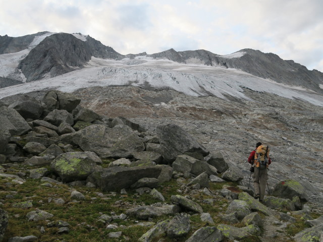 Christoph zwischen Furtschaglbach und Schlegeiskees (26. Aug.)