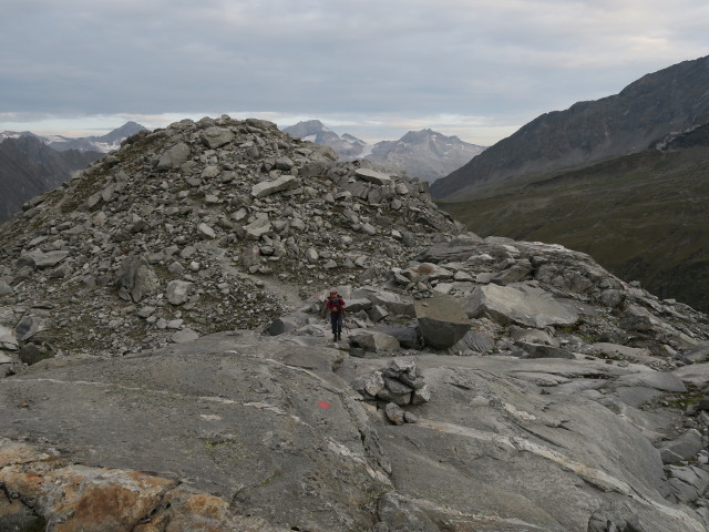 Gudrun zwischen Furtschaglbach und Schlegeiskees (26. Aug.)