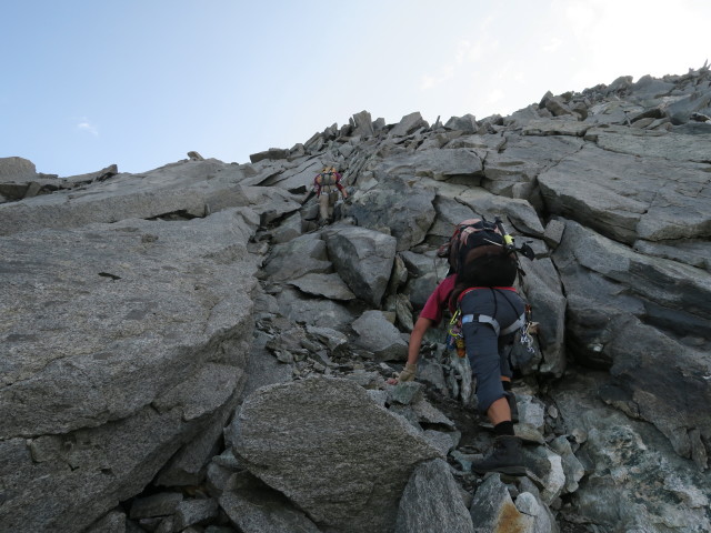 Christoph und Gudrun zwischen Schlegeiskees und Furtschaglkees (26. Aug.)