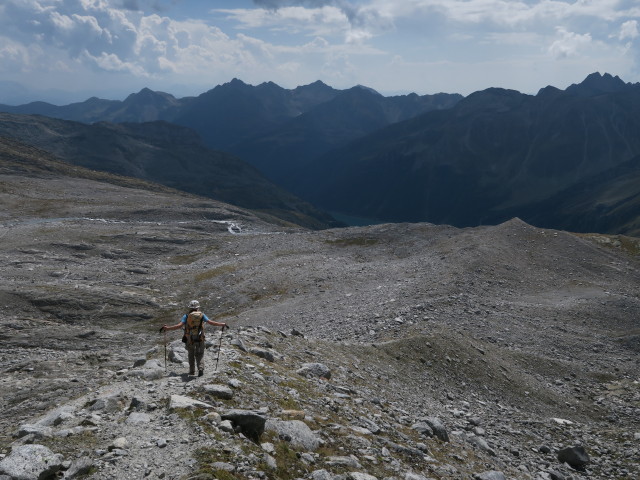 Christoph zwischen &Ouml;stlichem Neveser Ferner und Am M&ouml;sele (26. Aug.)
